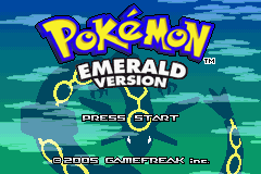 Pokemon Emerald - Complete Hoenn Dex Edition Title Screen